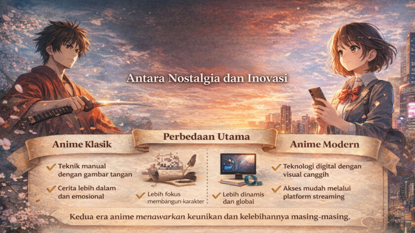 Anime Klasik dan Modern