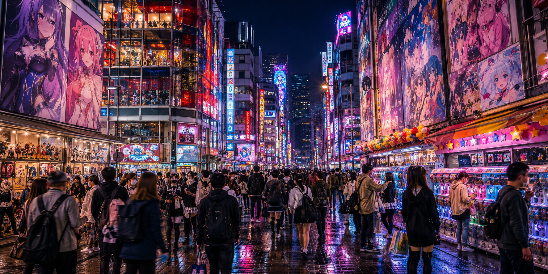 Tokyo Tempat Pusat Anime Yang Sangat Di Rekomendasi mencakup Akihabara, Ikebukuro, Nakano, Shibuya, dan Tokyo Station
